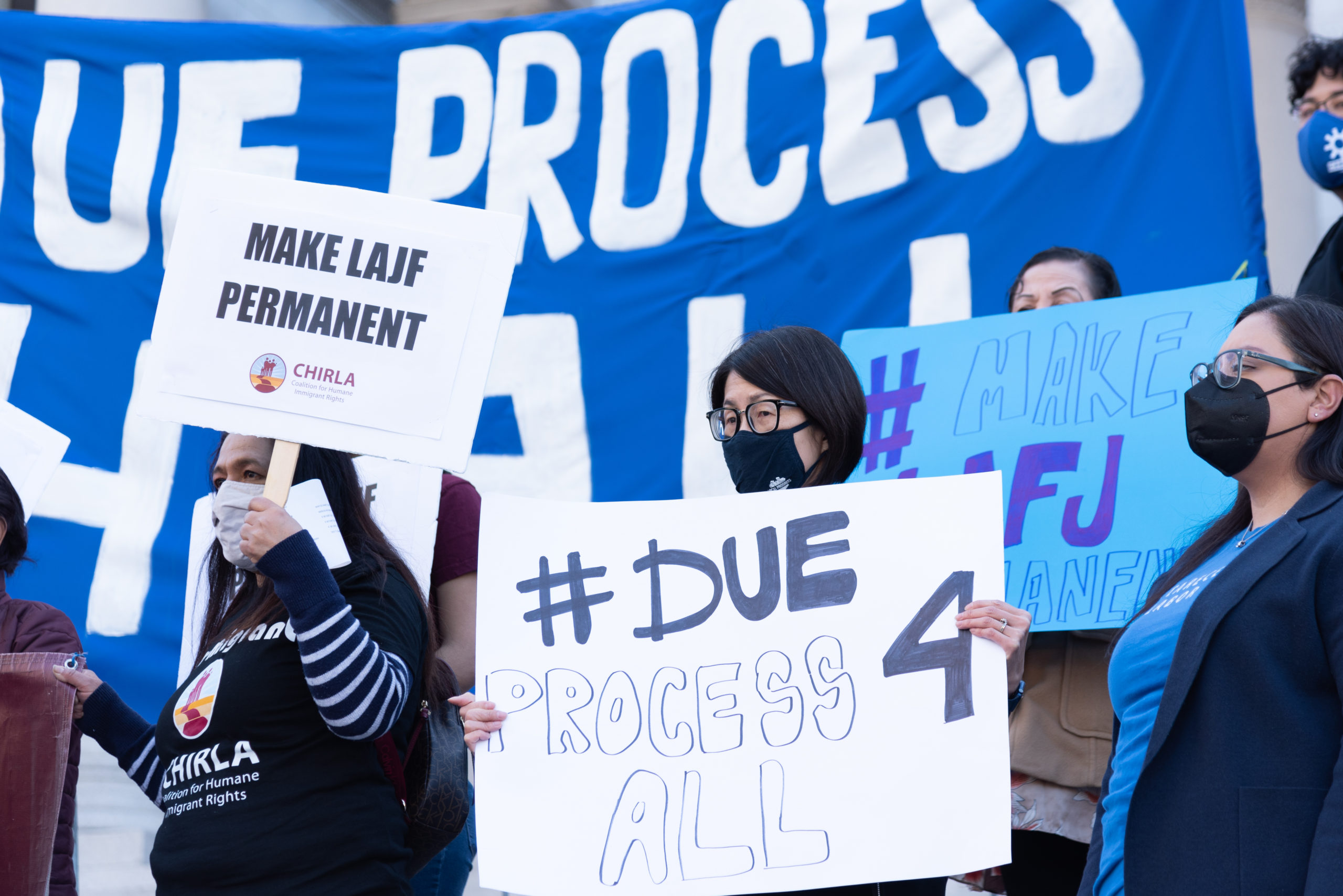 CHIRLA LA Justice Fund march for immigrant community support